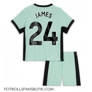 Chelsea Reece James #24 Replika Tredje Tröja Barn 2023-24 Kortärmad (+ Korta byxor)